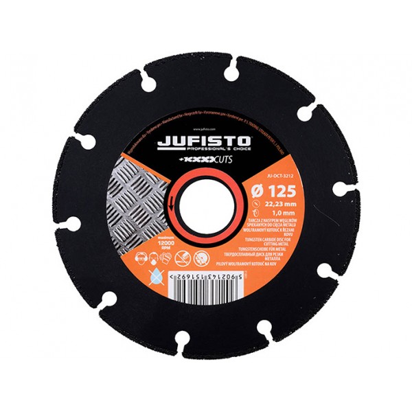 Diskas deimantinis metalo pjovimui ø125mm                                                            (JU-DCT-3212)